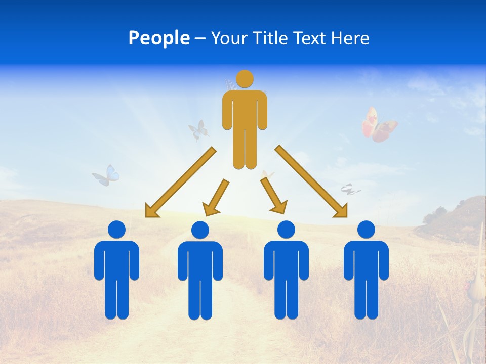 Sunset Farm Plant PowerPoint Template