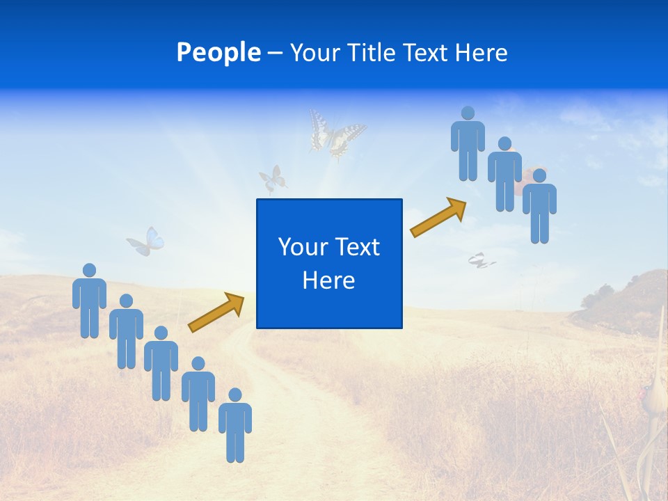 Sunset Farm Plant PowerPoint Template