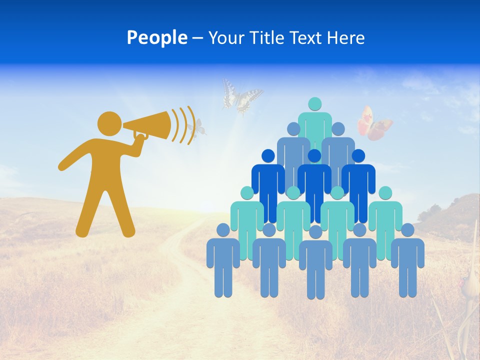 Sunset Farm Plant PowerPoint Template