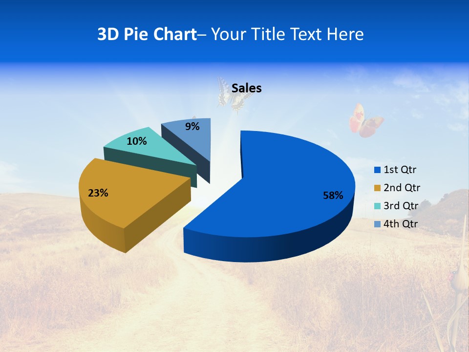Sunset Farm Plant PowerPoint Template