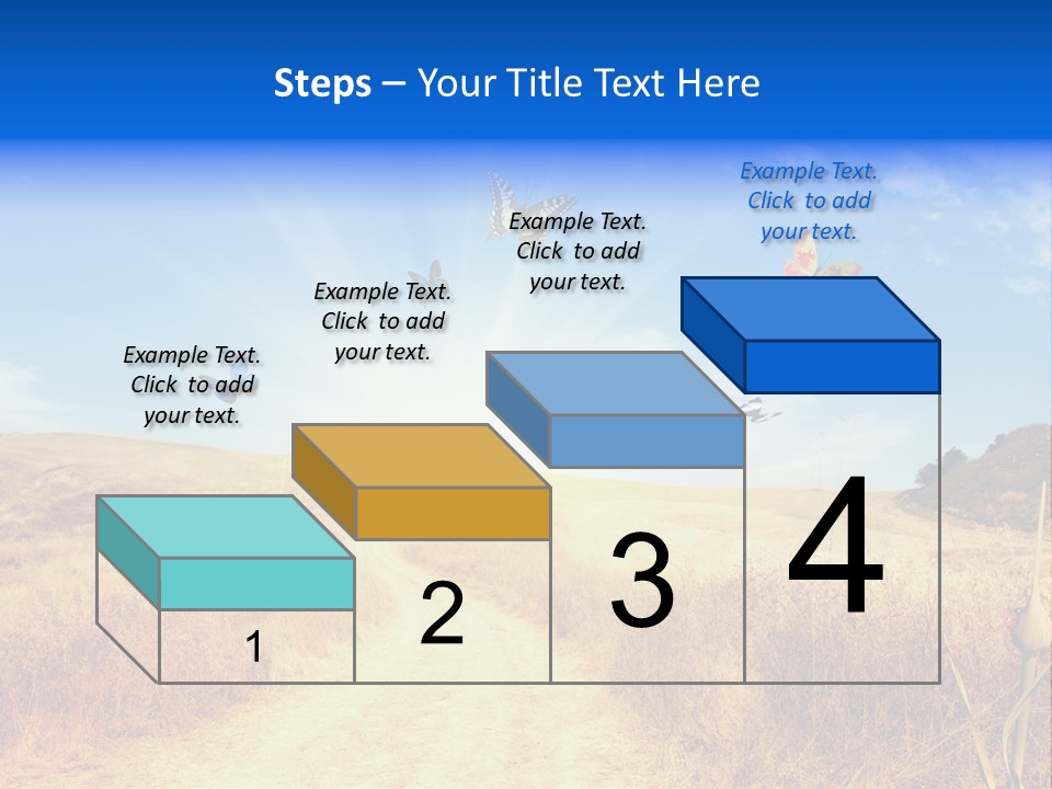 Sunset Farm Plant PowerPoint Template