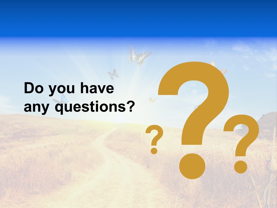 Sunset Farm Plant PowerPoint Template