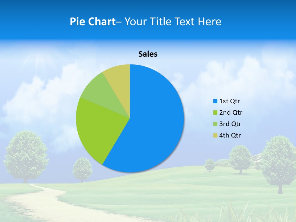 Cloudscape Nature Empty PowerPoint Template