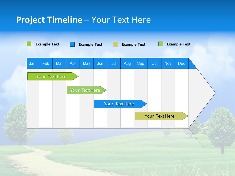 Cloudscape Nature Empty PowerPoint Template