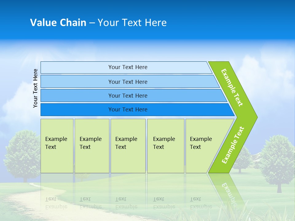 Cloudscape Nature Empty PowerPoint Template