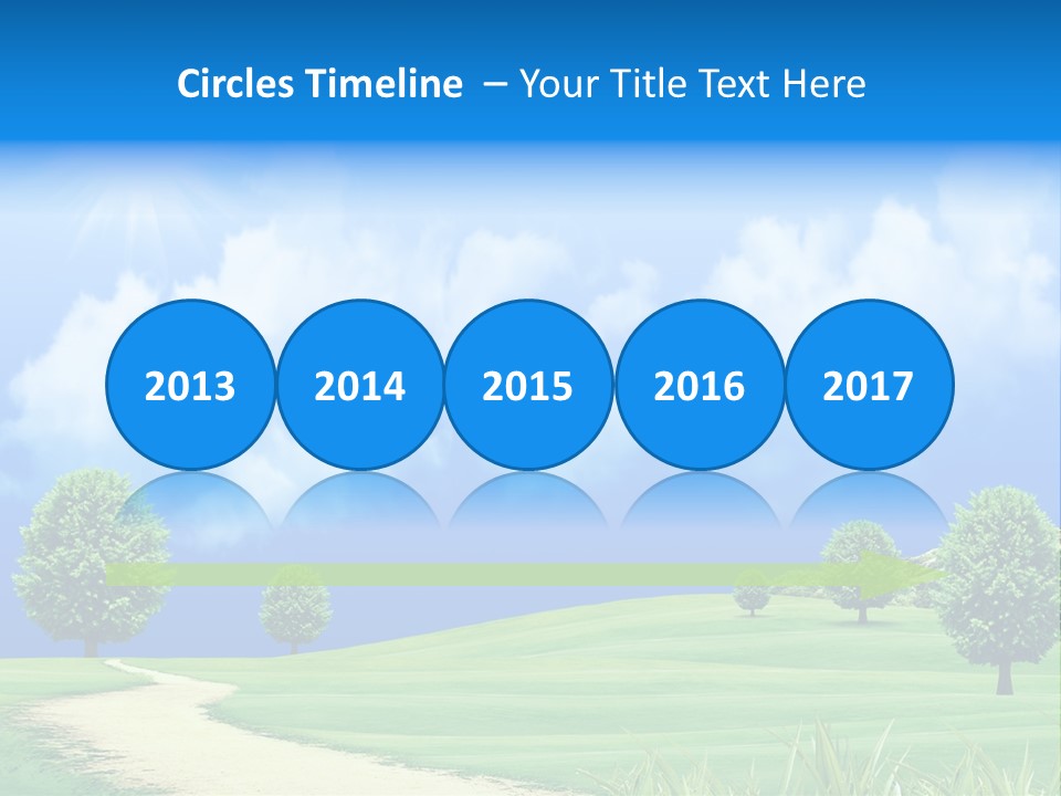 Cloudscape Nature Empty PowerPoint Template