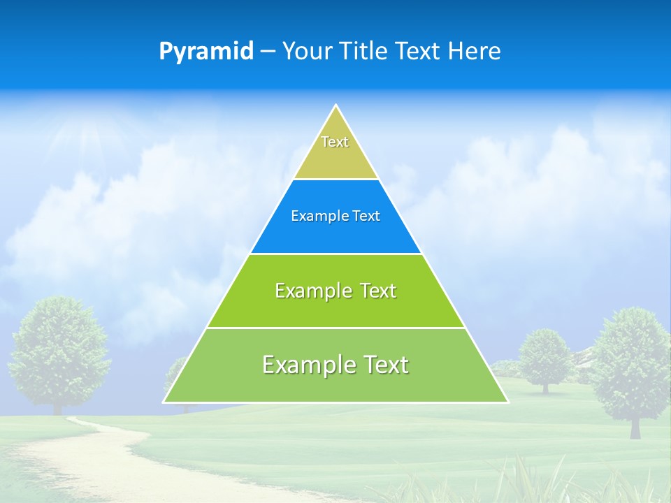 Cloudscape Nature Empty PowerPoint Template
