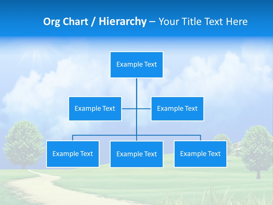 Cloudscape Nature Empty PowerPoint Template