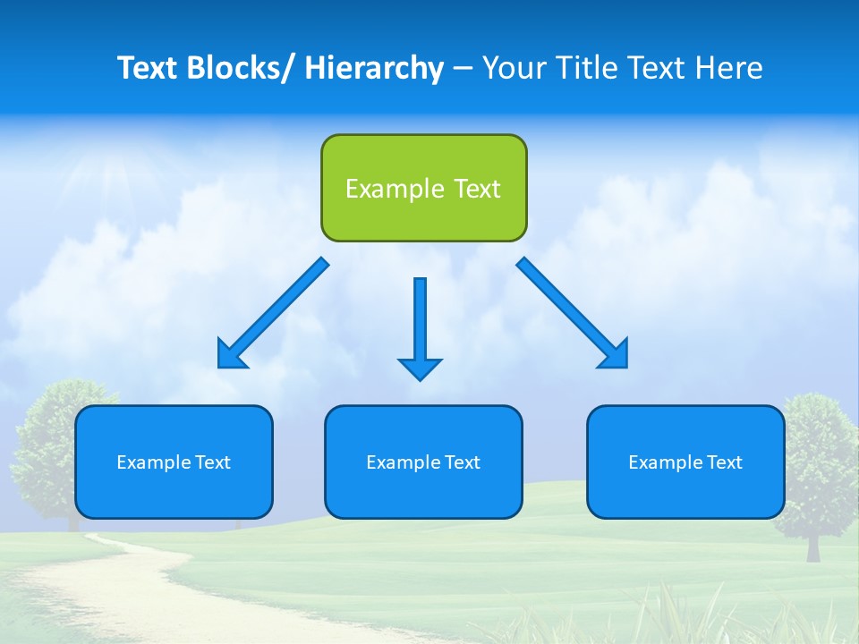 Cloudscape Nature Empty PowerPoint Template