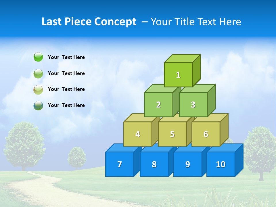 Cloudscape Nature Empty PowerPoint Template