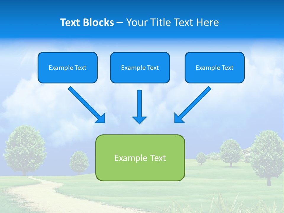Cloudscape Nature Empty PowerPoint Template