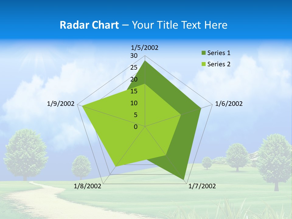 Cloudscape Nature Empty PowerPoint Template