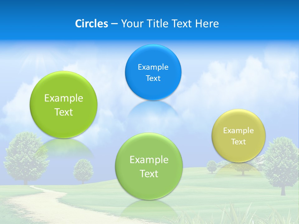 Cloudscape Nature Empty PowerPoint Template