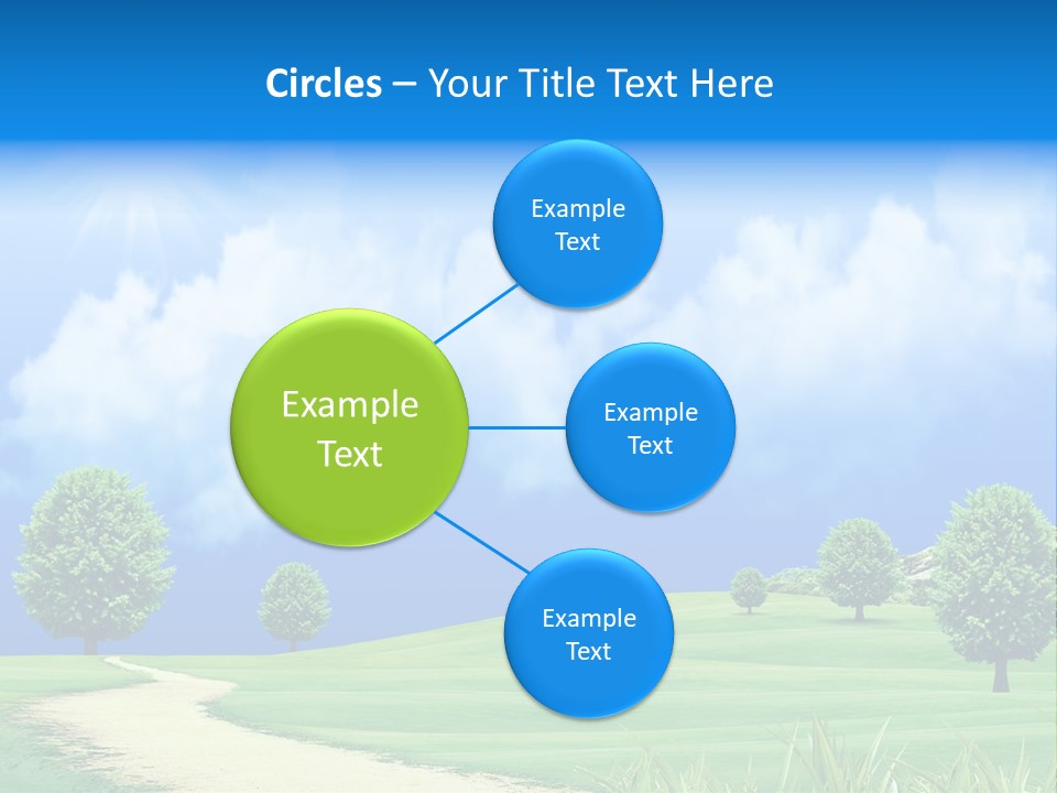 Cloudscape Nature Empty PowerPoint Template