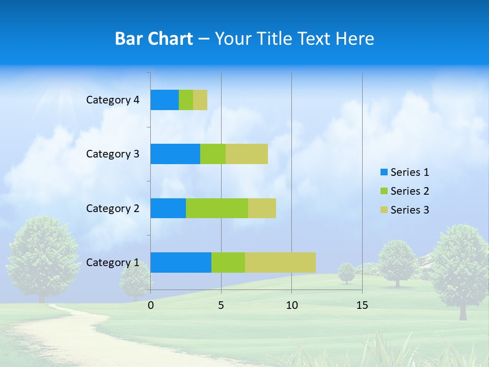 Cloudscape Nature Empty PowerPoint Template