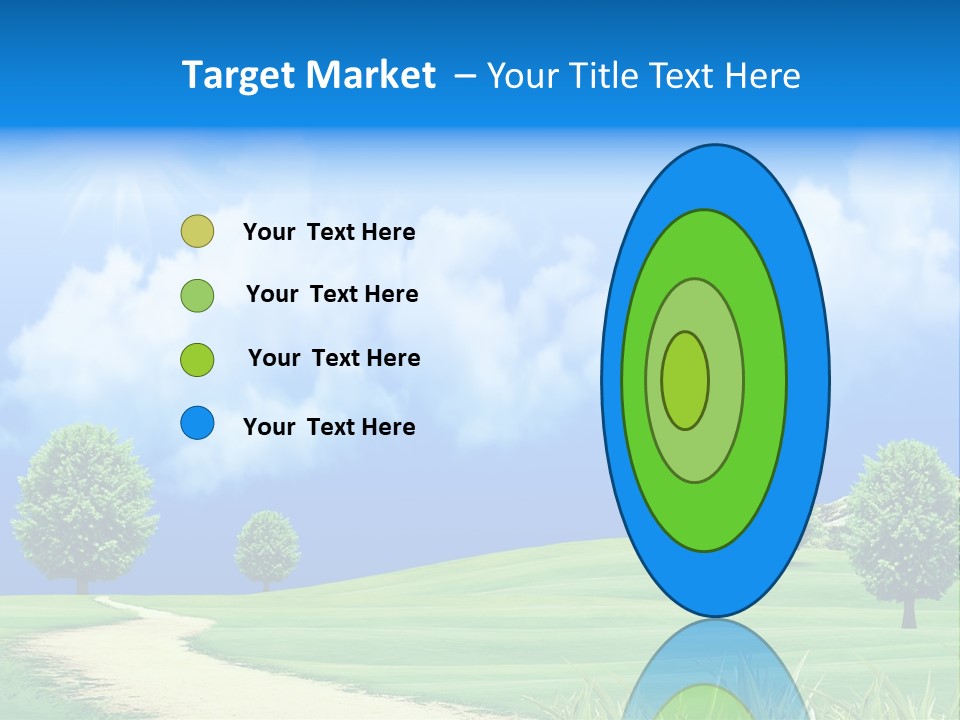 Cloudscape Nature Empty PowerPoint Template