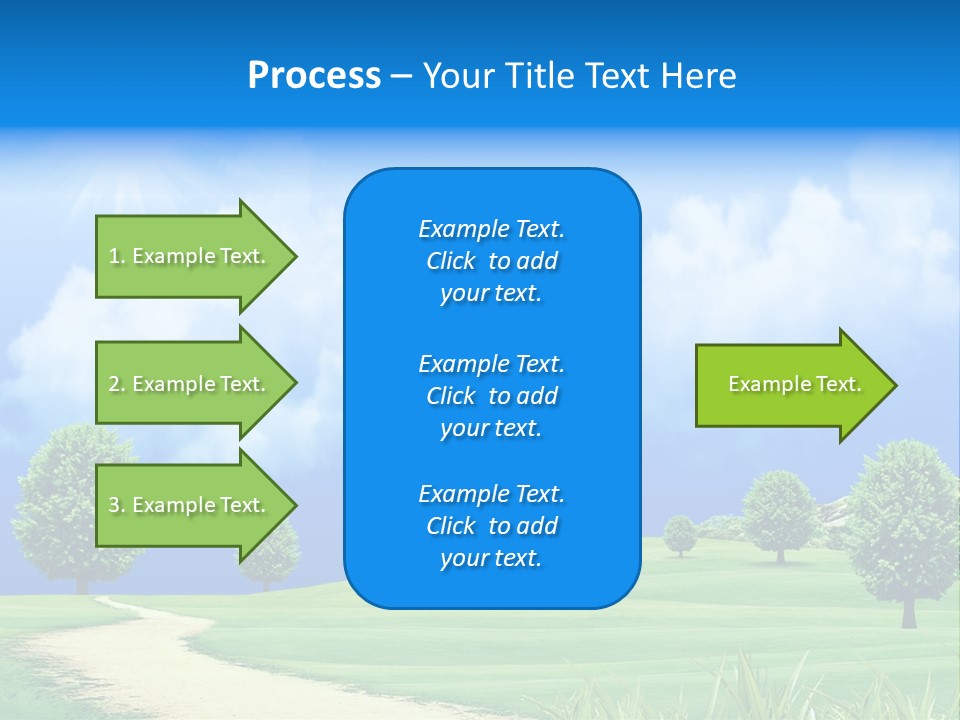 Cloudscape Nature Empty PowerPoint Template