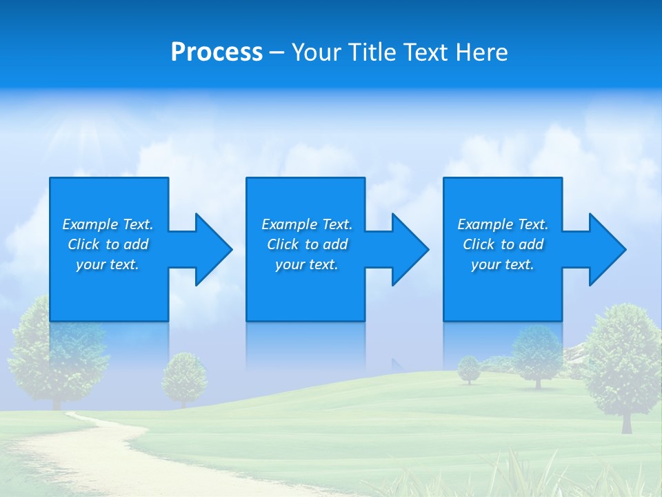 Cloudscape Nature Empty PowerPoint Template