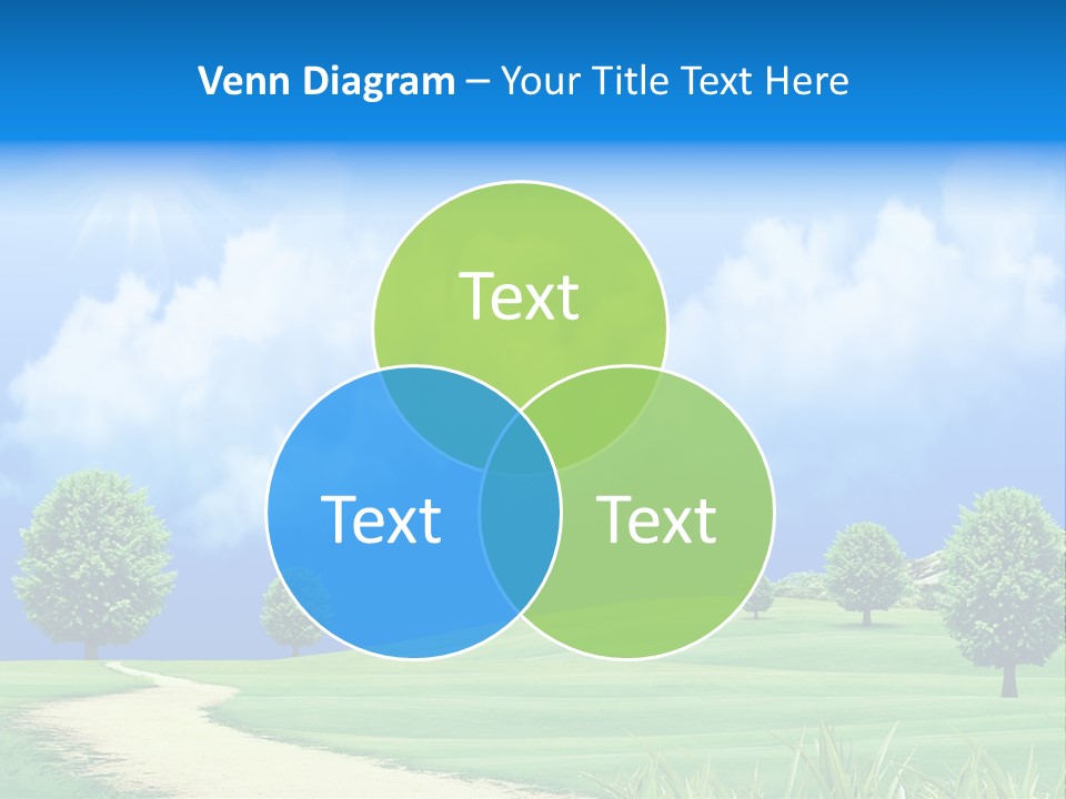 Cloudscape Nature Empty PowerPoint Template