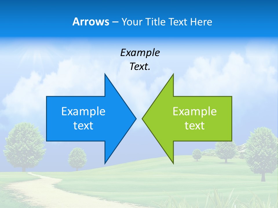 Cloudscape Nature Empty PowerPoint Template