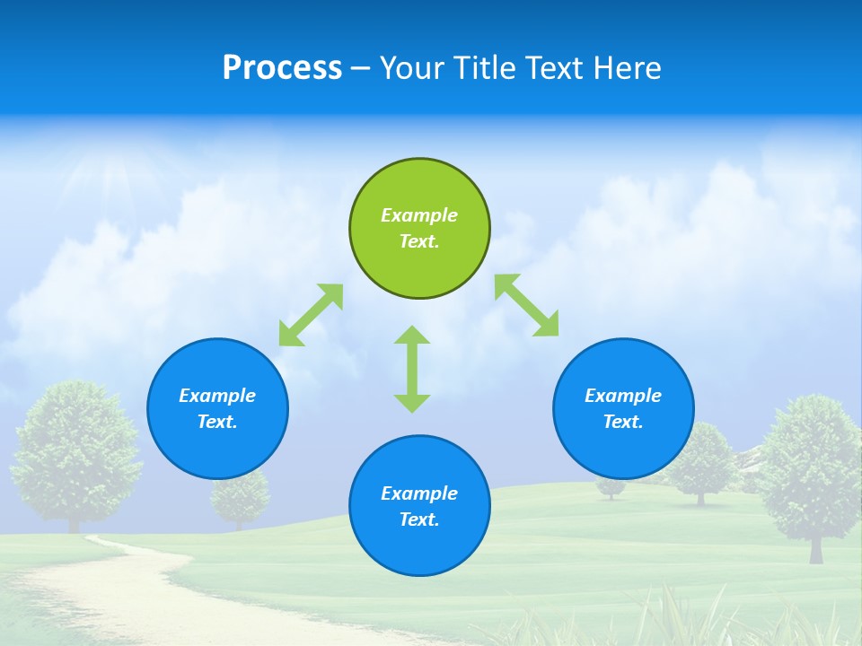Cloudscape Nature Empty PowerPoint Template