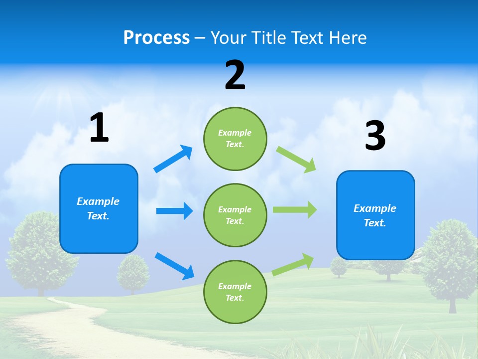 Cloudscape Nature Empty PowerPoint Template