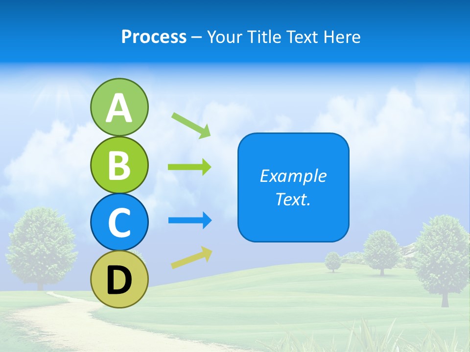 Cloudscape Nature Empty PowerPoint Template