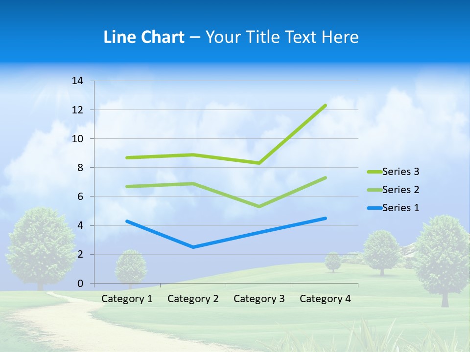 Cloudscape Nature Empty PowerPoint Template