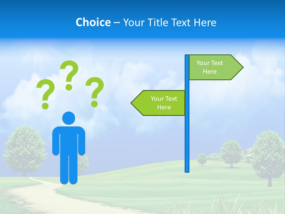 Cloudscape Nature Empty PowerPoint Template