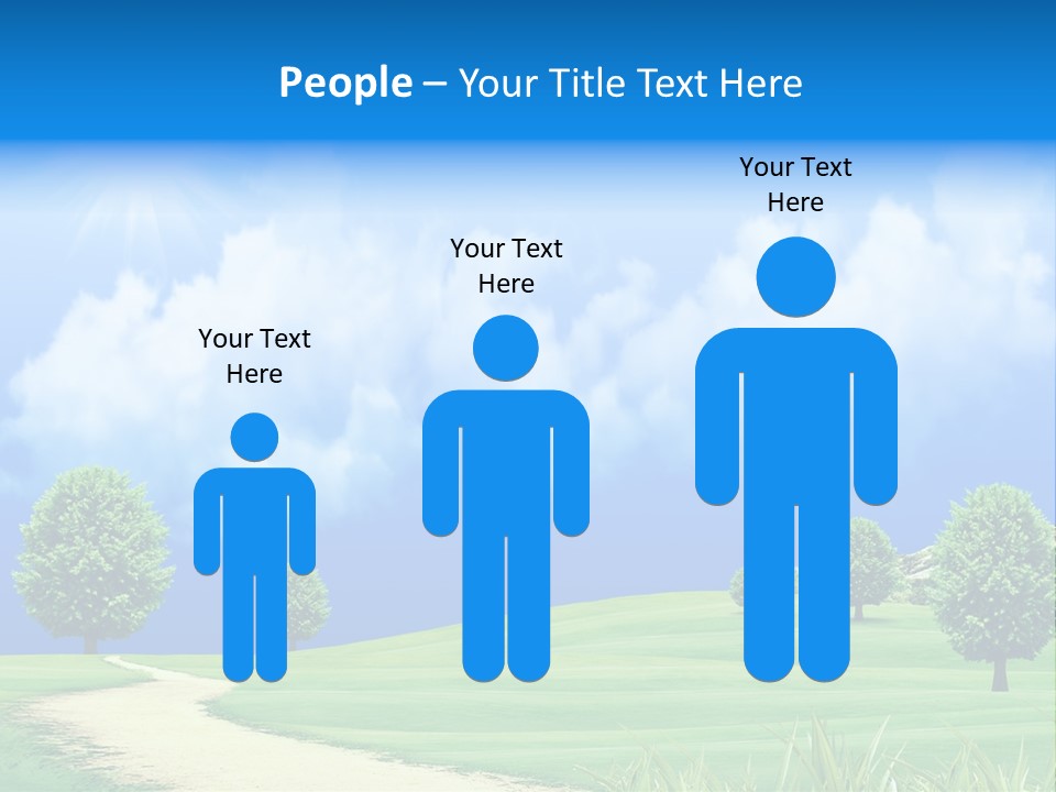 Cloudscape Nature Empty PowerPoint Template