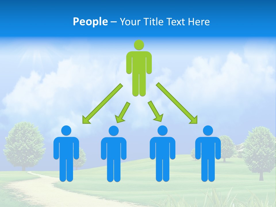 Cloudscape Nature Empty PowerPoint Template