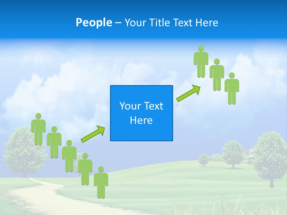 Cloudscape Nature Empty PowerPoint Template