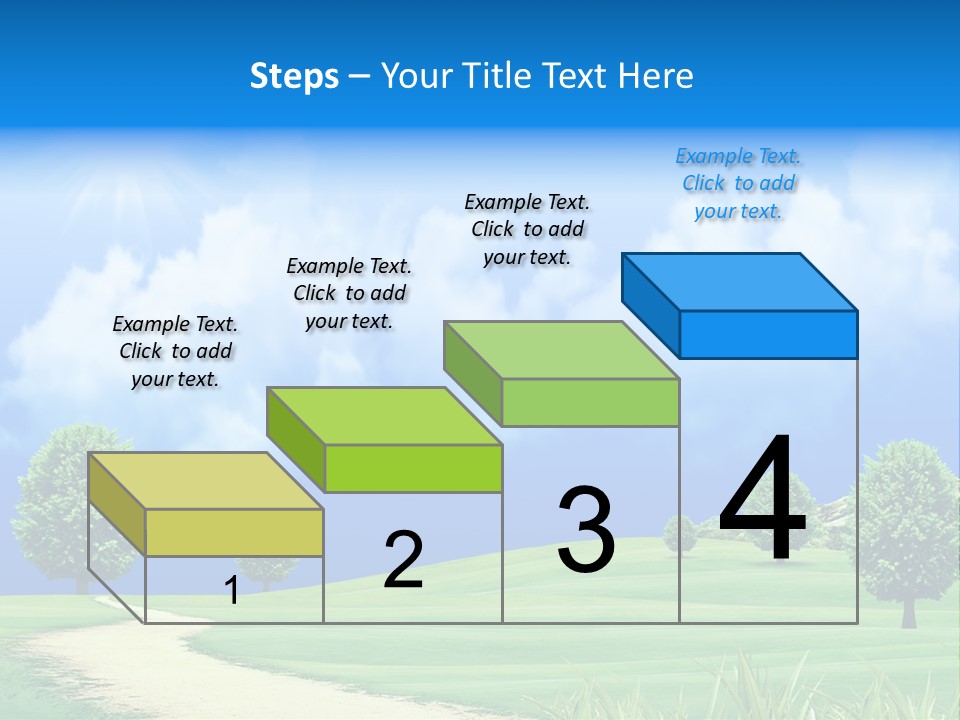 Cloudscape Nature Empty PowerPoint Template