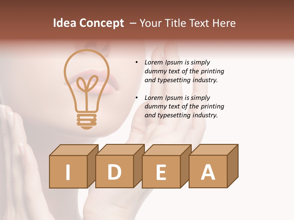 Person Charm Space PowerPoint Template