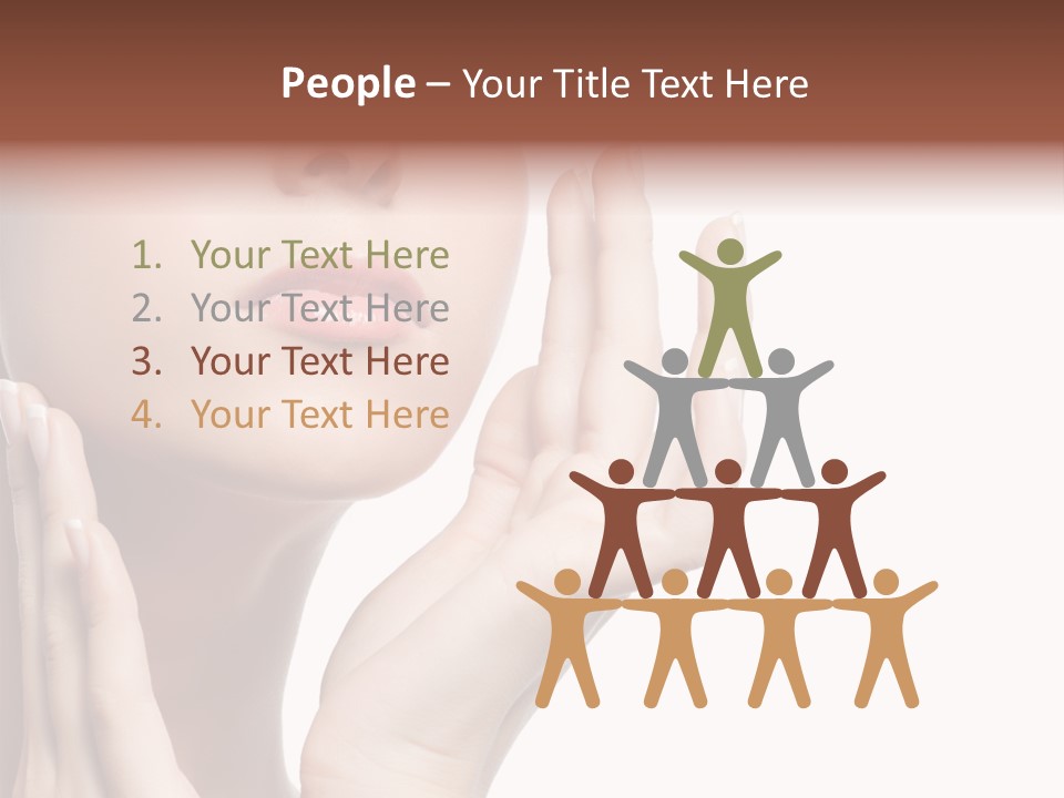 Person Charm Space PowerPoint Template