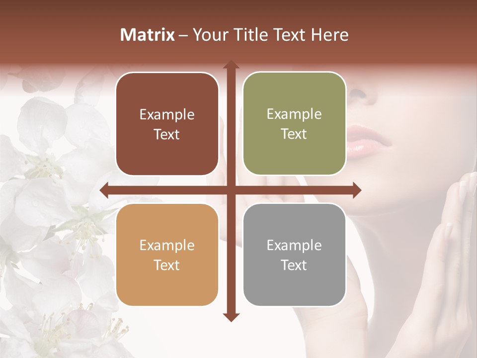 Beautiful Summer Make Up PowerPoint Template