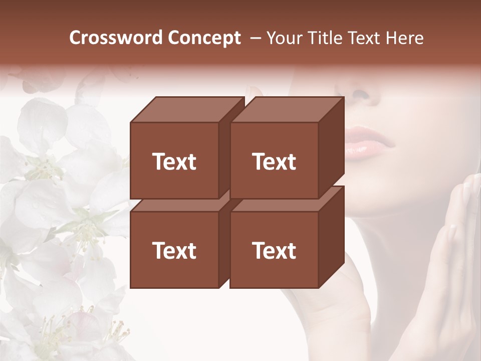 Beautiful Summer Make Up PowerPoint Template