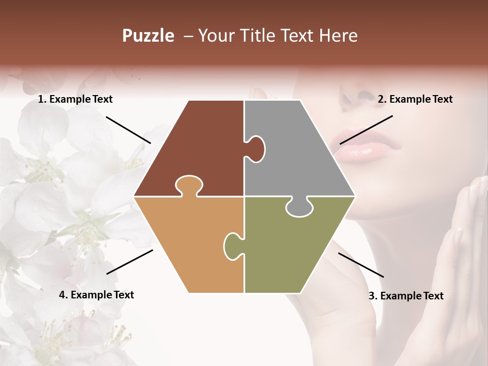 Beautiful Summer Make Up PowerPoint Template