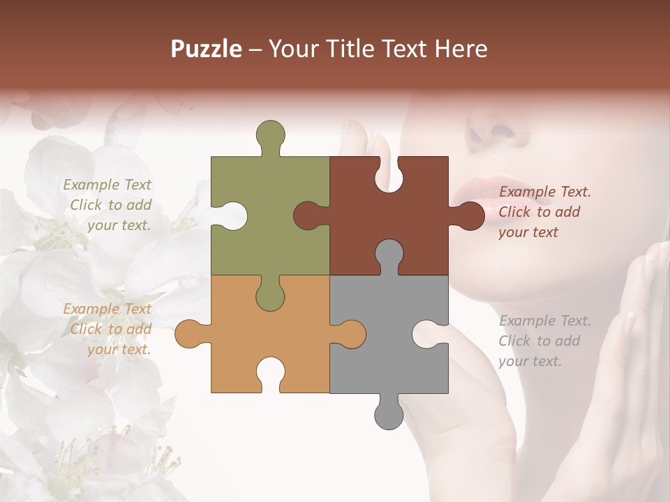 Beautiful Summer Make Up PowerPoint Template