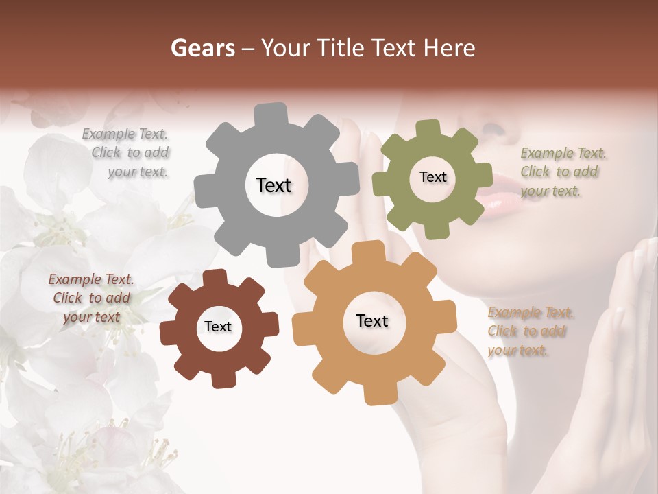 Beautiful Summer Make Up PowerPoint Template