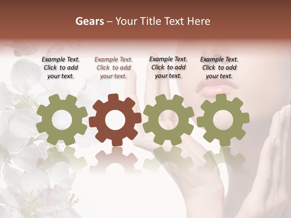 Beautiful Summer Make Up PowerPoint Template