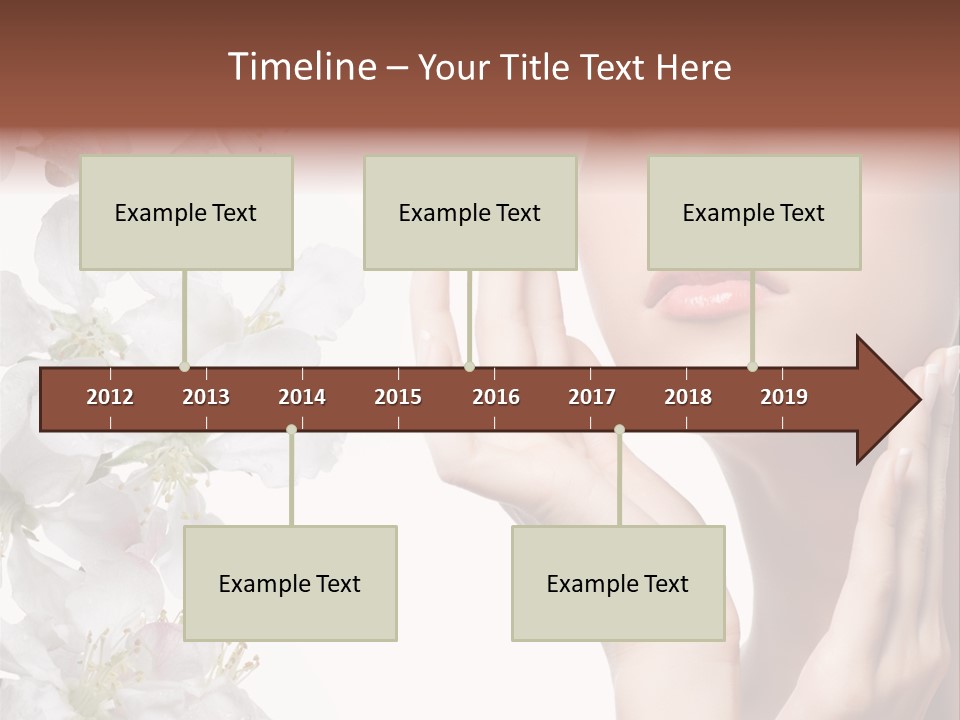 Beautiful Summer Make Up PowerPoint Template