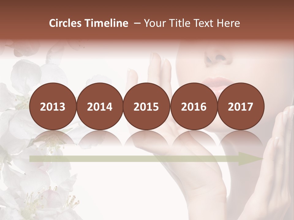 Beautiful Summer Make Up PowerPoint Template