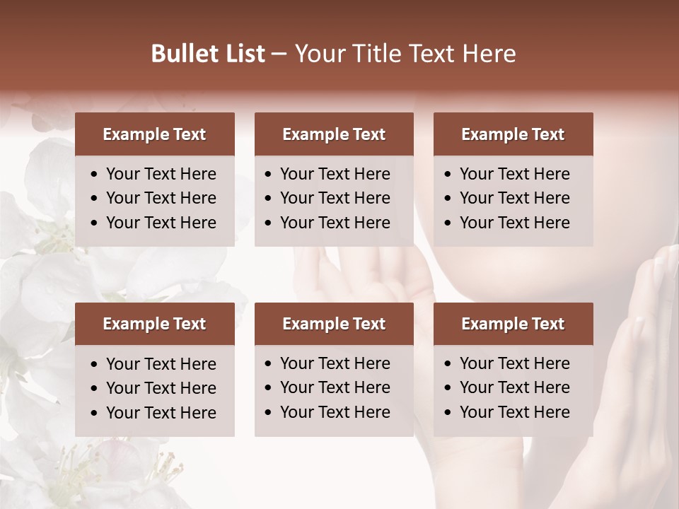 Beautiful Summer Make Up PowerPoint Template