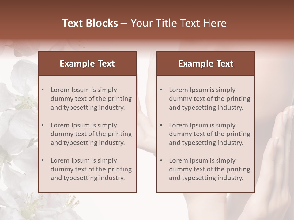 Beautiful Summer Make Up PowerPoint Template