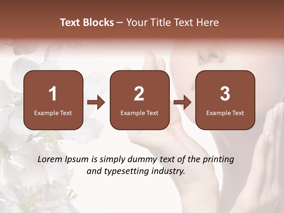 Beautiful Summer Make Up PowerPoint Template