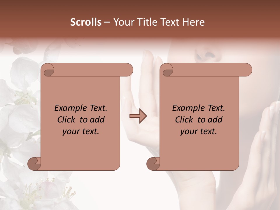 Beautiful Summer Make Up PowerPoint Template