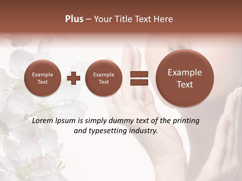 Beautiful Summer Make Up PowerPoint Template