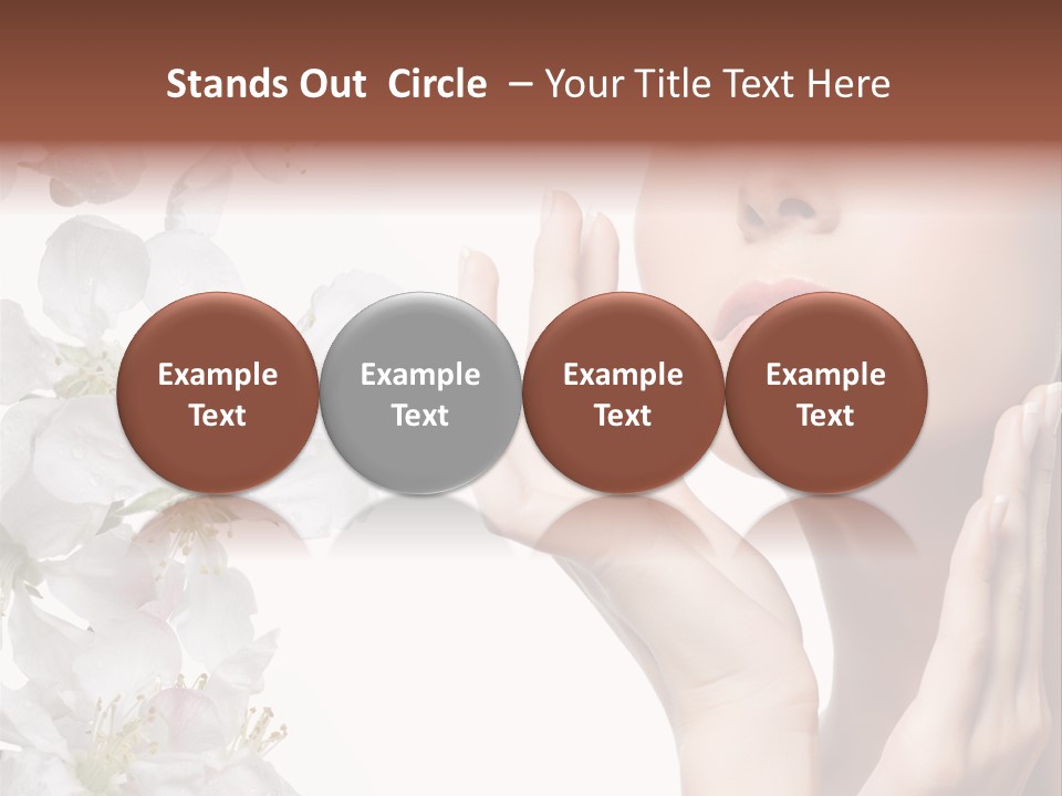 Beautiful Summer Make Up PowerPoint Template