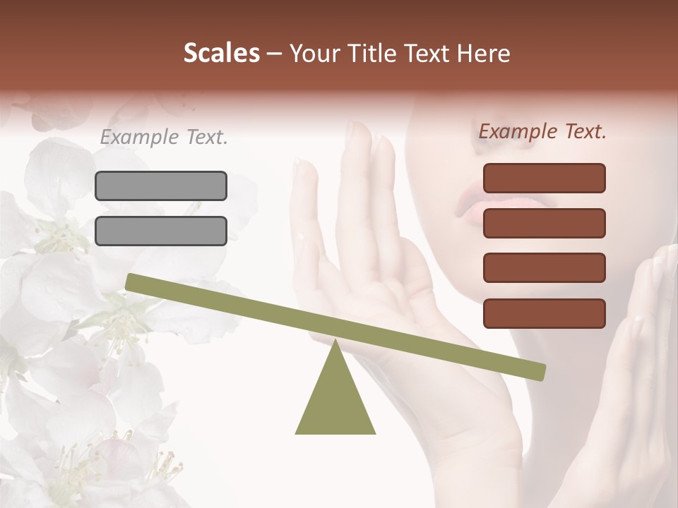 Beautiful Summer Make Up PowerPoint Template